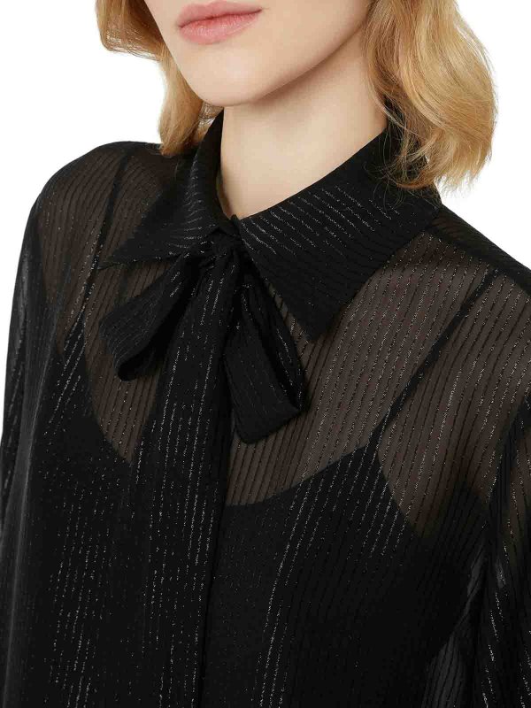 Max Mara buy online Striped Silk Chiffon Blouse