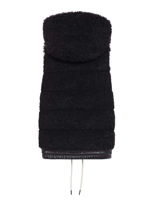 MONCLER: ダウン・ハイテクジャケット online - ダウンジャケット - 黒