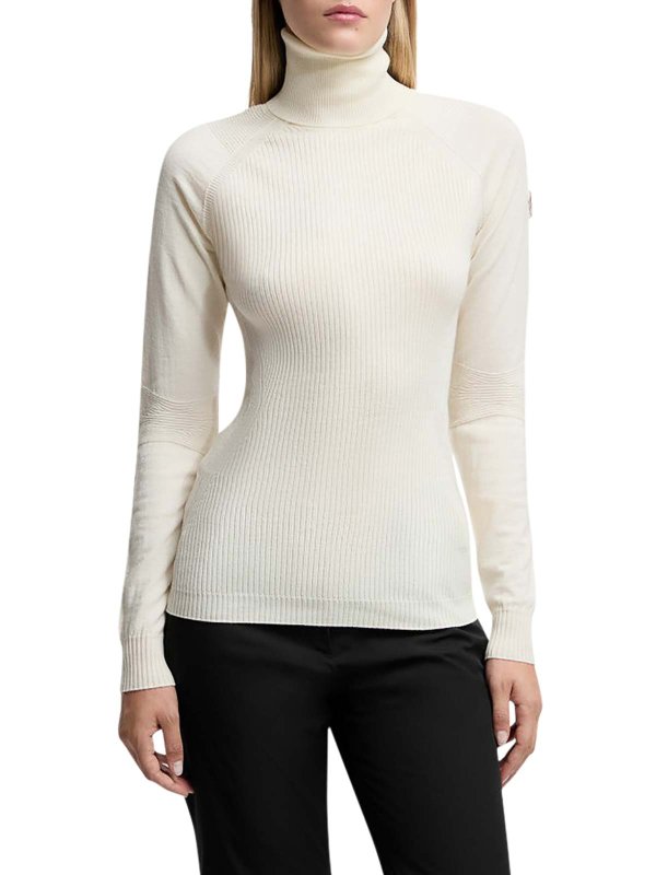 The Best Shops MONCLER: クルーネック - クルーネック - ヌードカラー