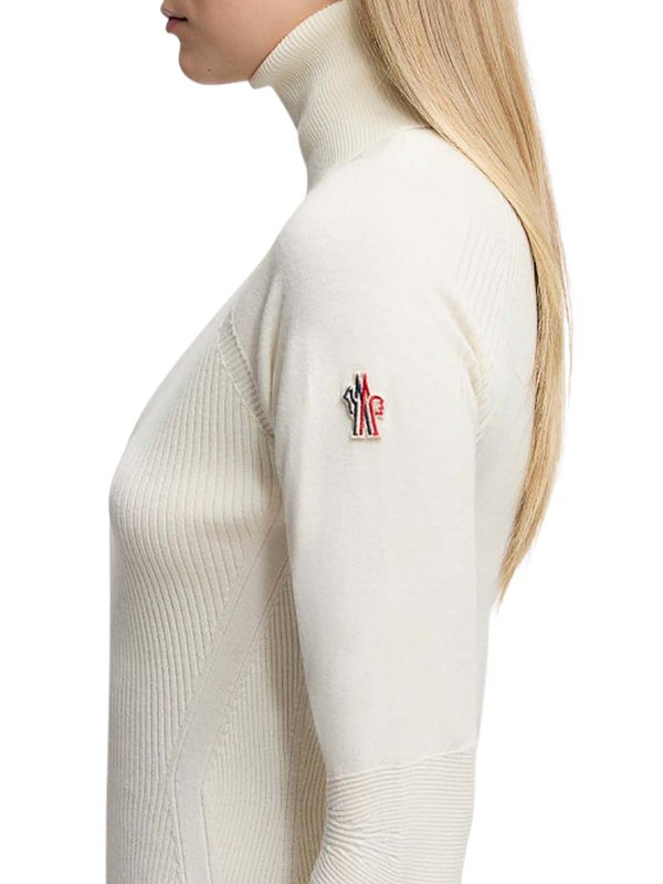 The Best Shops MONCLER: クルーネック - ヌードカラー