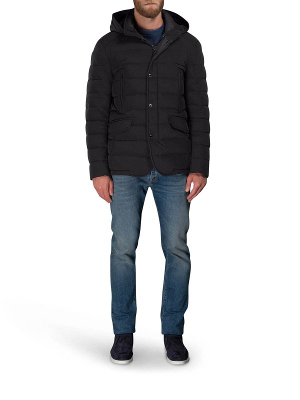 MOORER: Kurze Daunenjacken online - Daunenjacke - Schwarz