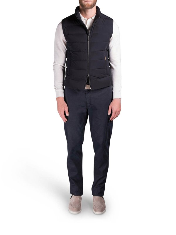 MOORER: Chalecos  online - Chaleco - Azul