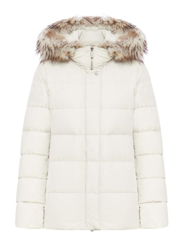 MOORER: Chaquetas y Chaquetones acolchados - Chaqueta Alcochada - Blanco