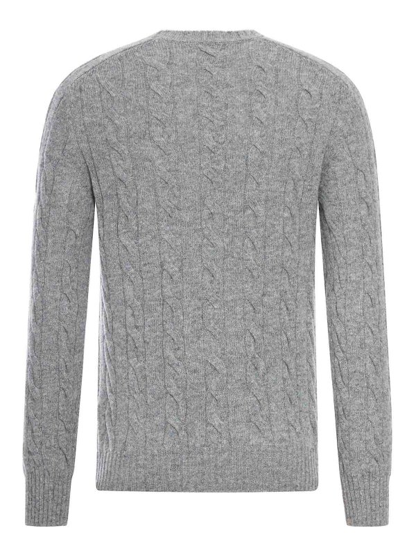 GRAN SASSO: クルーネック online - クルーネック - グレー