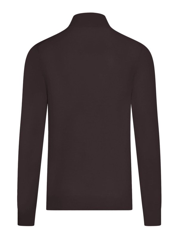 GRAN SASSO: Strickpullover mit Rundhalsausschnitt online - Rundhalspullover - Braun