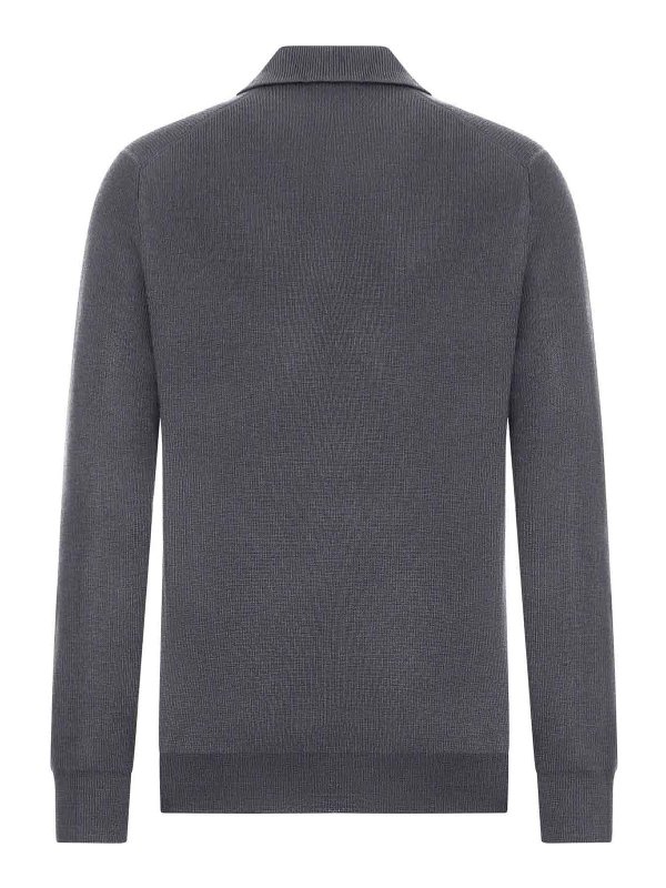 GRAN SASSO: polo online - Polo con scollo a V