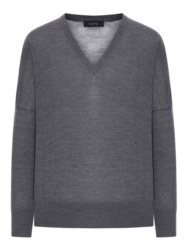 GRAN SASSO: クルーネック - クルーネック - グレー