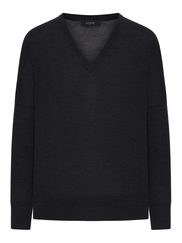 GRAN SASSO: crew necks - V-Neck Wool Sweater