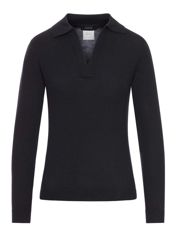 GRAN SASSO: ポロシャツ - ポロシャツ - 黒