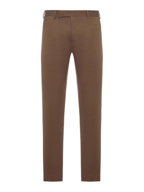 PT TORINO: Casual Hosen - Casual Hose - Braun