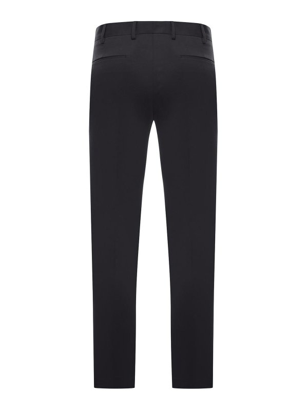 PT TORINO: Pantalons casual online - Pantalons Décontractés - Noir