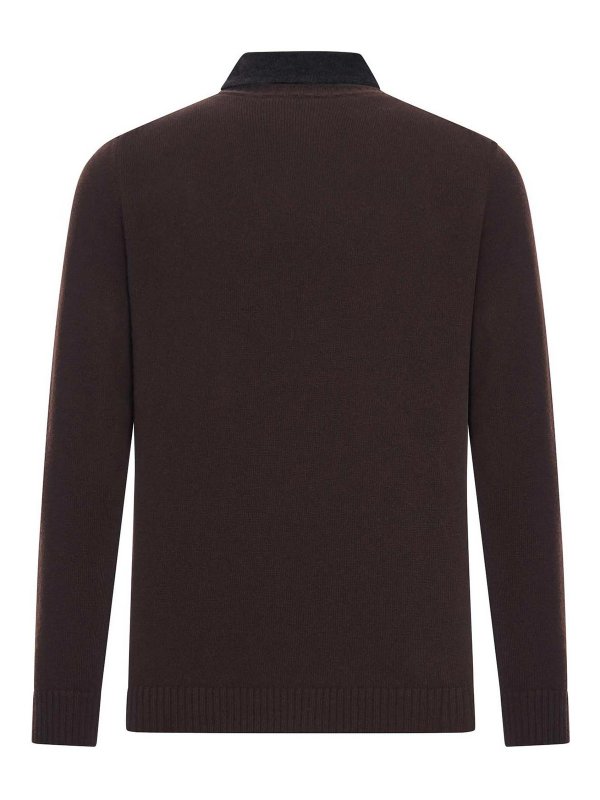 ROBERTO COLLINA: ポロシャツ online - ポロシャツ - ブラウン