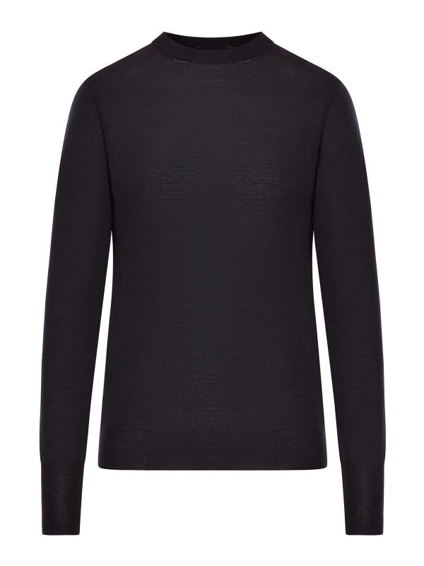 ROBERTO COLLINA: maglia collo rotondo - Maglione in lana girocollo