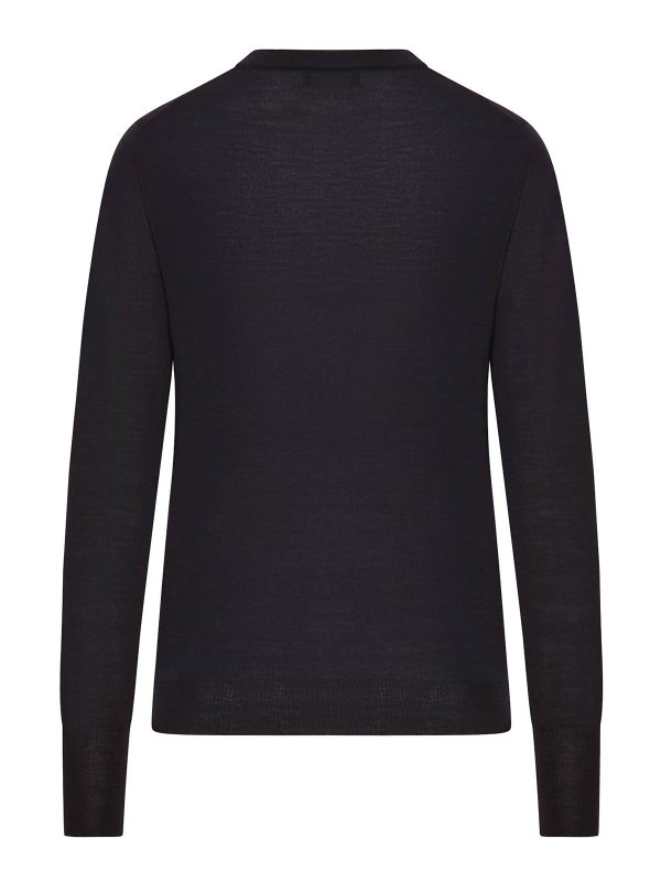 ROBERTO COLLINA: maglia collo rotondo online - Maglione in lana girocollo