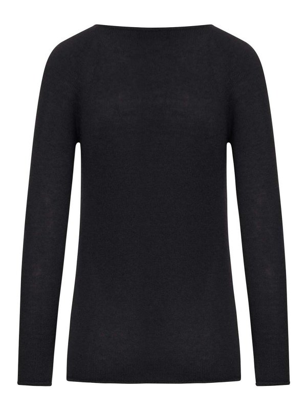 ROBERTO COLLINA: Suéteres con cuello pico online - Suéter Cuello Redondo - Negro