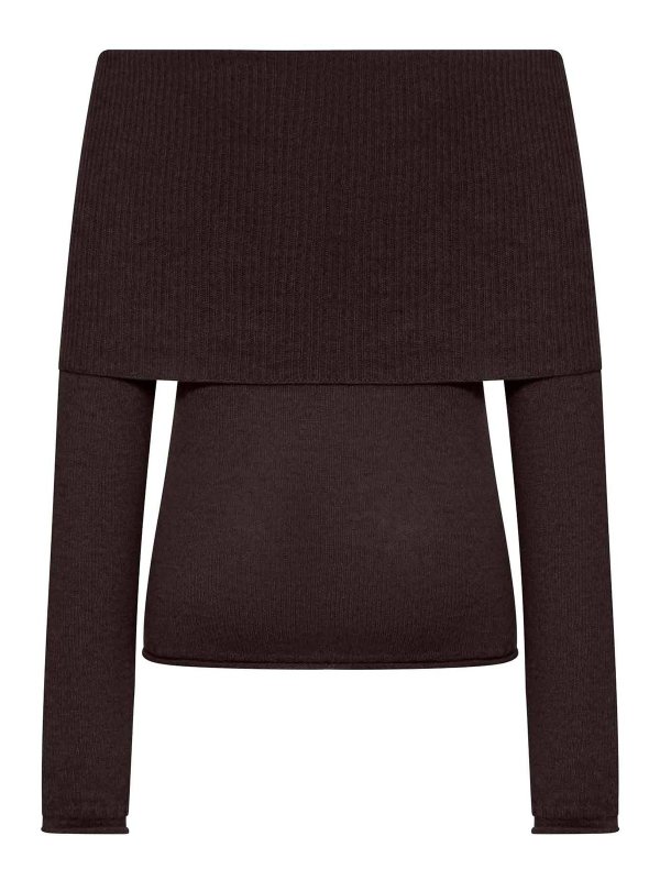 ROBERTO COLLINA: Strickpullover mit Rundhalsausschnitt online - Rundhalspullover - Nude