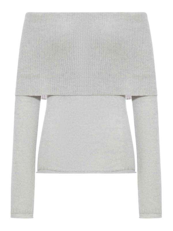 ROBERTO COLLINA: クルーネック - クルーネック - グレー