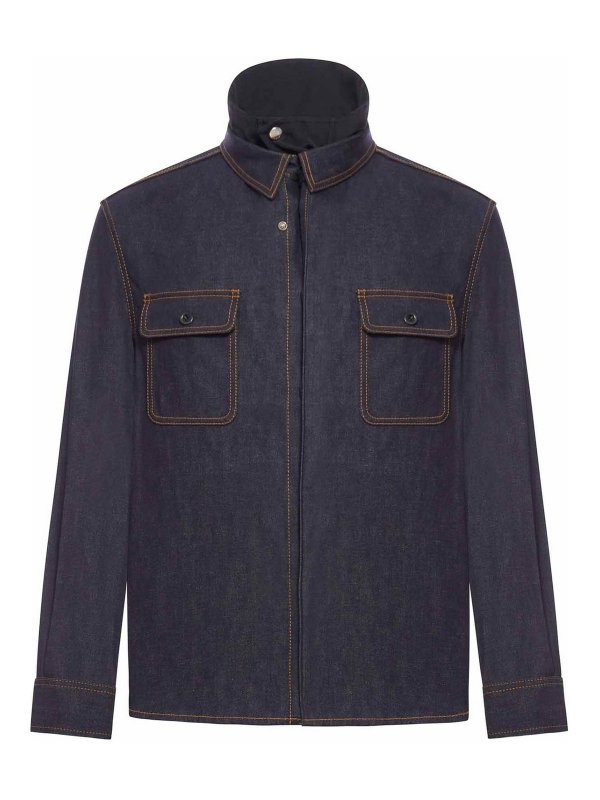 Sacai: shirts - Denim Overshirt