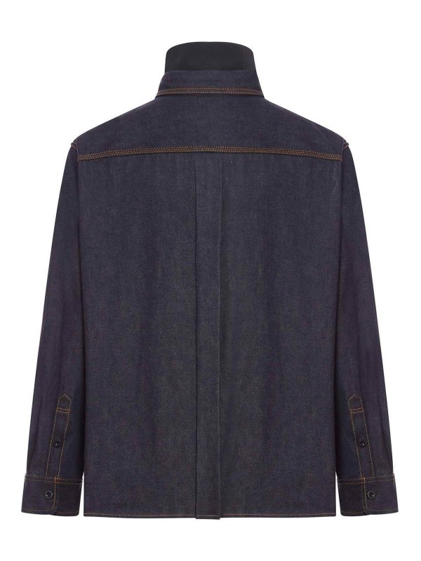 Sacai: shirts online - Denim Overshirt