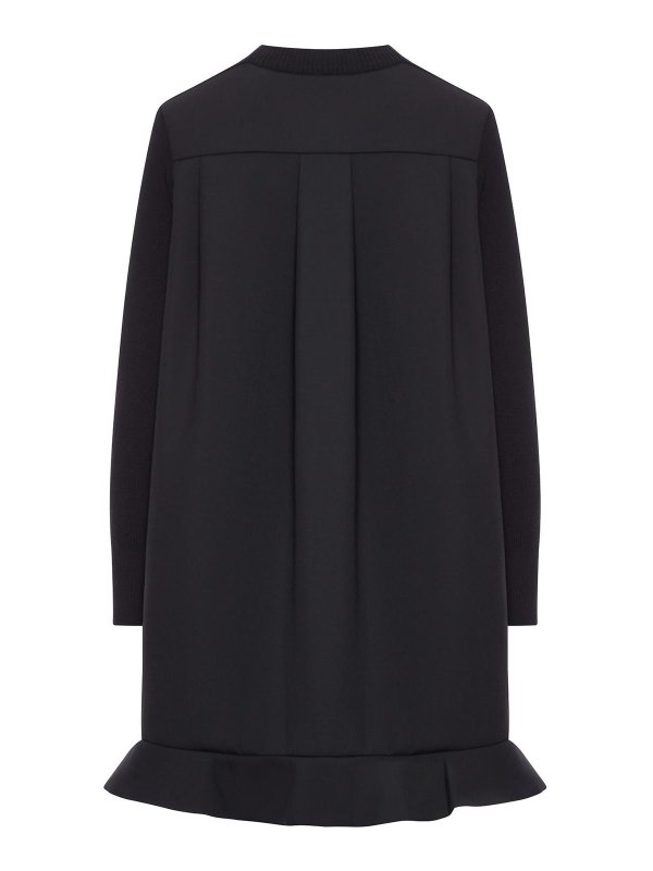 Sacai: ショートドレス online - ショートドレス - 黒