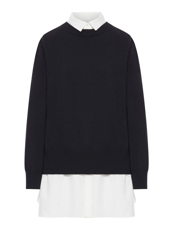 Sacai: ショートドレス - ショートドレス - 黒