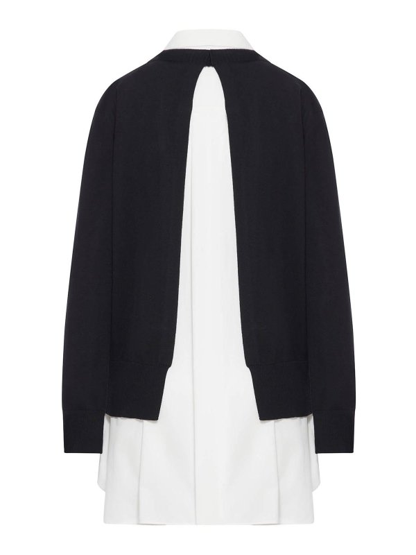 Sacai: ショートドレス online - ショートドレス - 黒