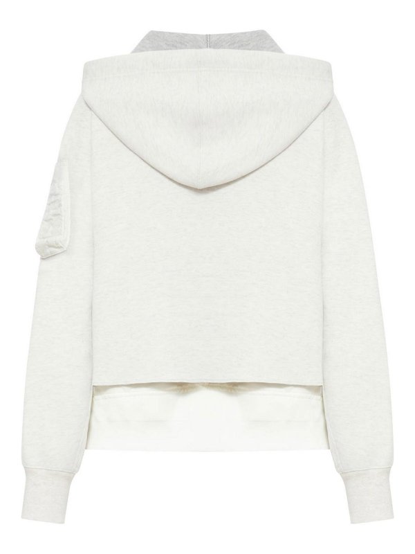 Sacai: Sweatshirts und Pullover online - Sweatshirt - Nude