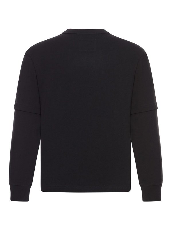 Sacai: T-shirts online - T-Shirt - Noir