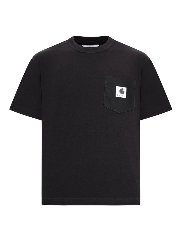 Sacai: t-shirts - Carhartt Wip Cotton Jersey T-Shirt