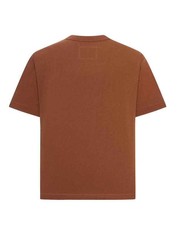 Sacai: Tシャツ online - Tシャツ - ヌードカラー