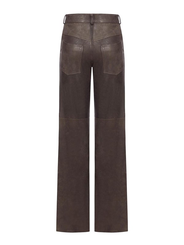 SALVATORE SANTORO: leather trousers online - Leather Pants
