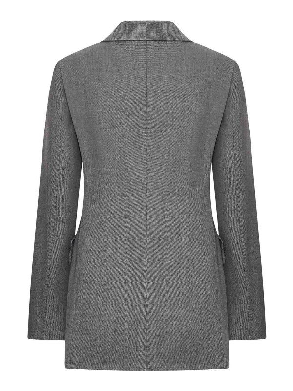 SEAFARER: blazers online - Bonnie Double-Breasted Wool Jacket