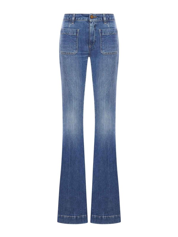 SEAFARER: ベルボトムジーンズ - フレアジーンズ - ブルー