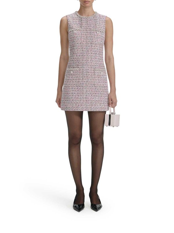 Self Portrait: crew necks online - Sleeveless Mini Dress