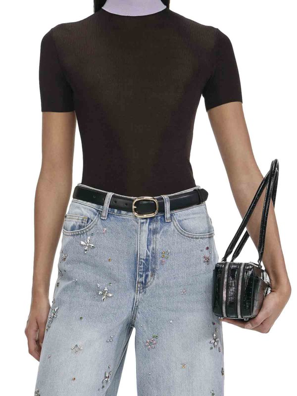 Embellished Wide Leg Jeans shop online: Self Portrait