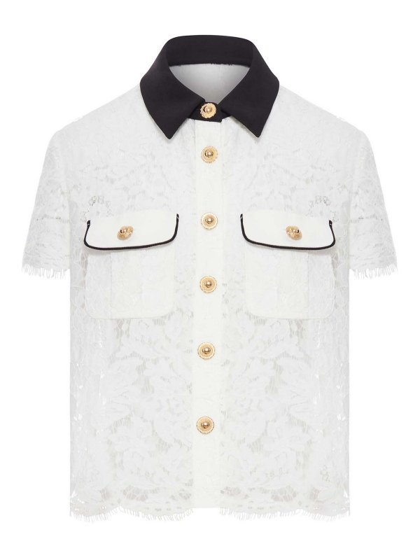 Self Portrait: Top e canotte - Parte superiore in pizzo