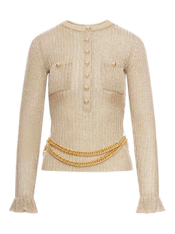 Self Portrait: Tops & Tank tops - Ribbed Knit Top