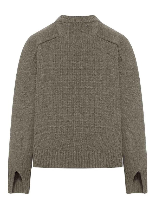 SOEUR: crew necks online - Will Wide Sweater In Merino Wool