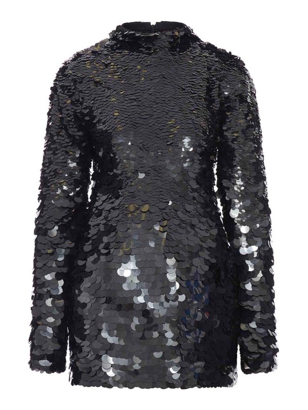 SPORTMAX: ショートドレス - ショートドレス - 黒