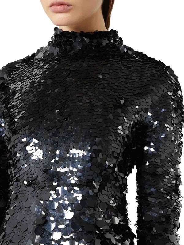 ショートドレス - 黒 shop online: SPORTMAX