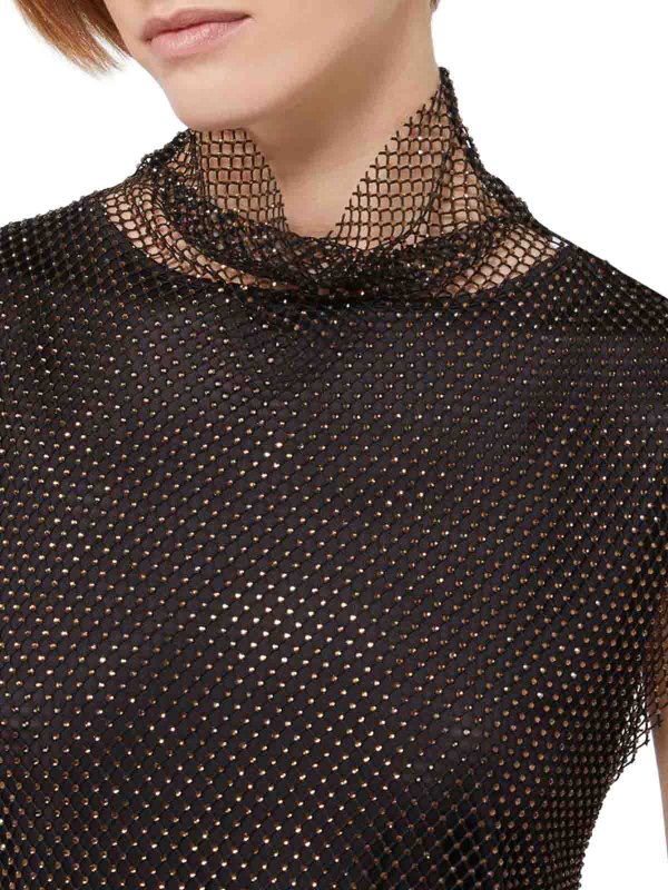 ショートドレス - 黒 shop online: SPORTMAX