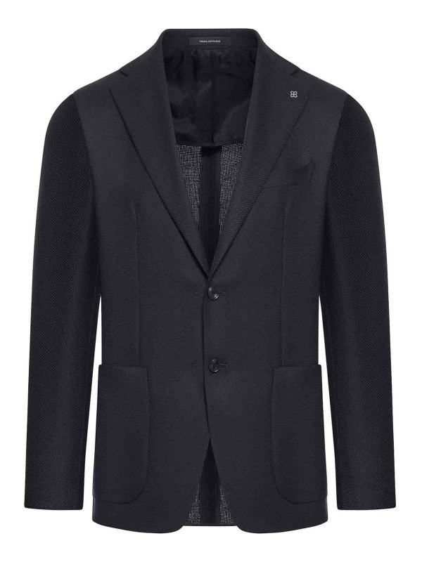 TAGLIATORE: blazers - Unstructured Wool Blazer