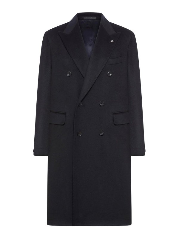 TAGLIATORE: long coats - Double-Breasted Coat