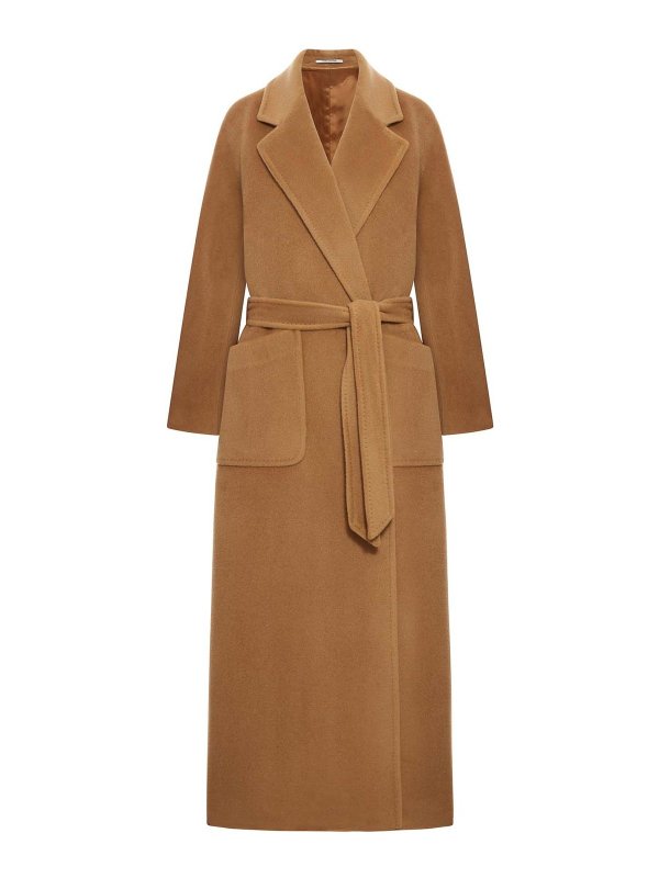 TAGLIATORE: long coats - Long Wool Coat