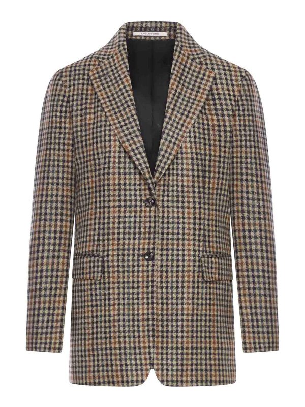TAGLIATORE: blazers - Single-Breasted Tailored Wool Jacket