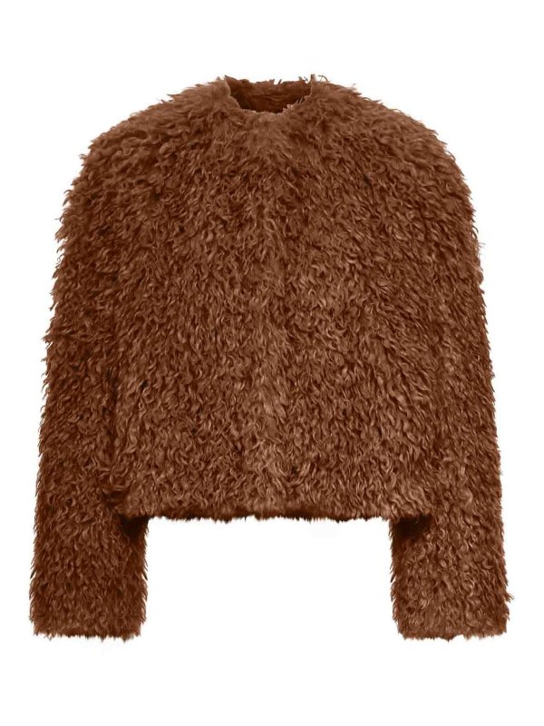 TAGLIATORE: Pelz und Shearling - Pelz - Braun