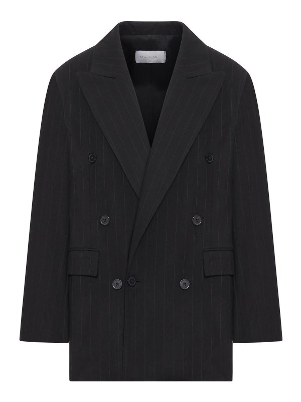 THE NINA STUDIO: blazers - Tailored Double-Breasted Blazer