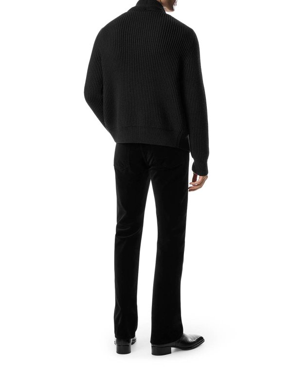 The Best Shops TOM FORD: cardigans - Wool Silk Shawl Collar Cardigan