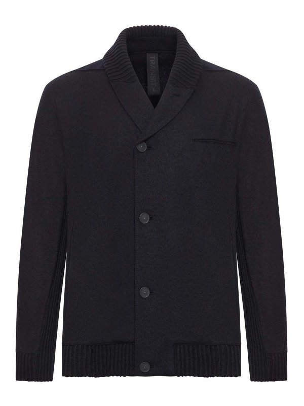 TRANSIT: Chaquetas casual - Chaqueta Casual - Negro