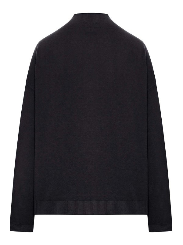 TRANSIT: Cuellos altos y polos online - Suéter Con Cuello Alto - Negro